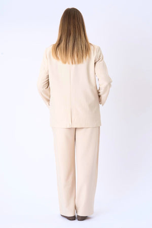 Blazer surdimensionné - beige