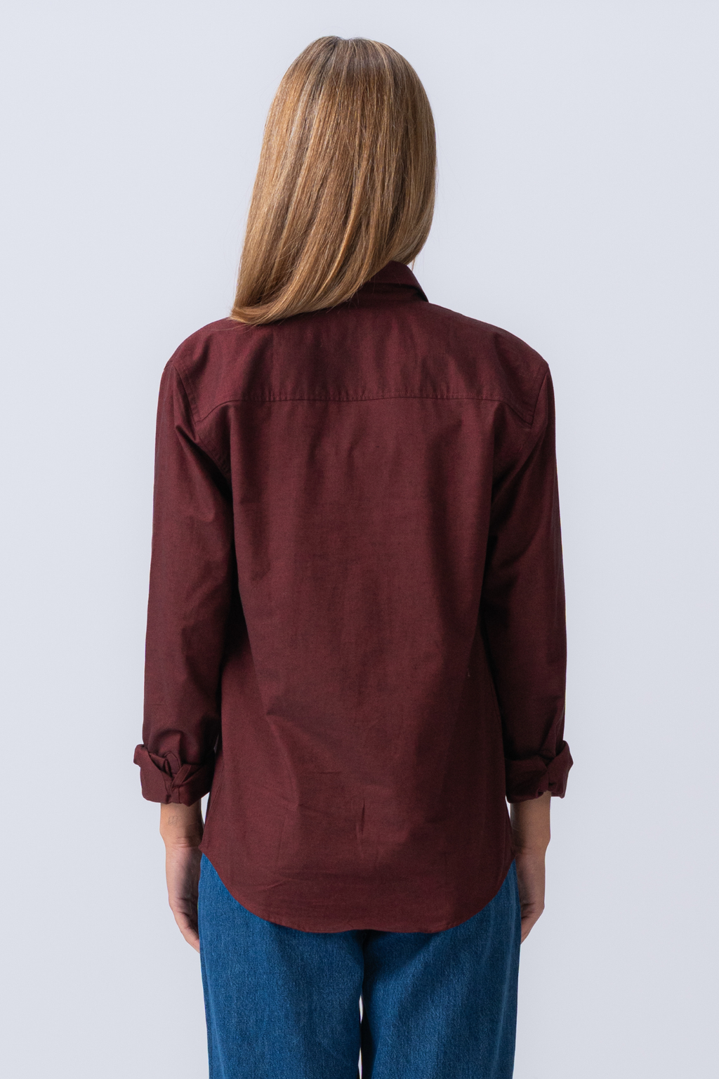 Boyfriend Oxford Shirt - Bourgogne