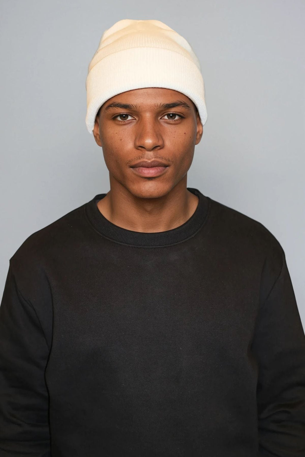 Bonnet classique - Blanc cassé