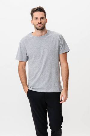 Basic Joy T-shirt - Oxford Grey