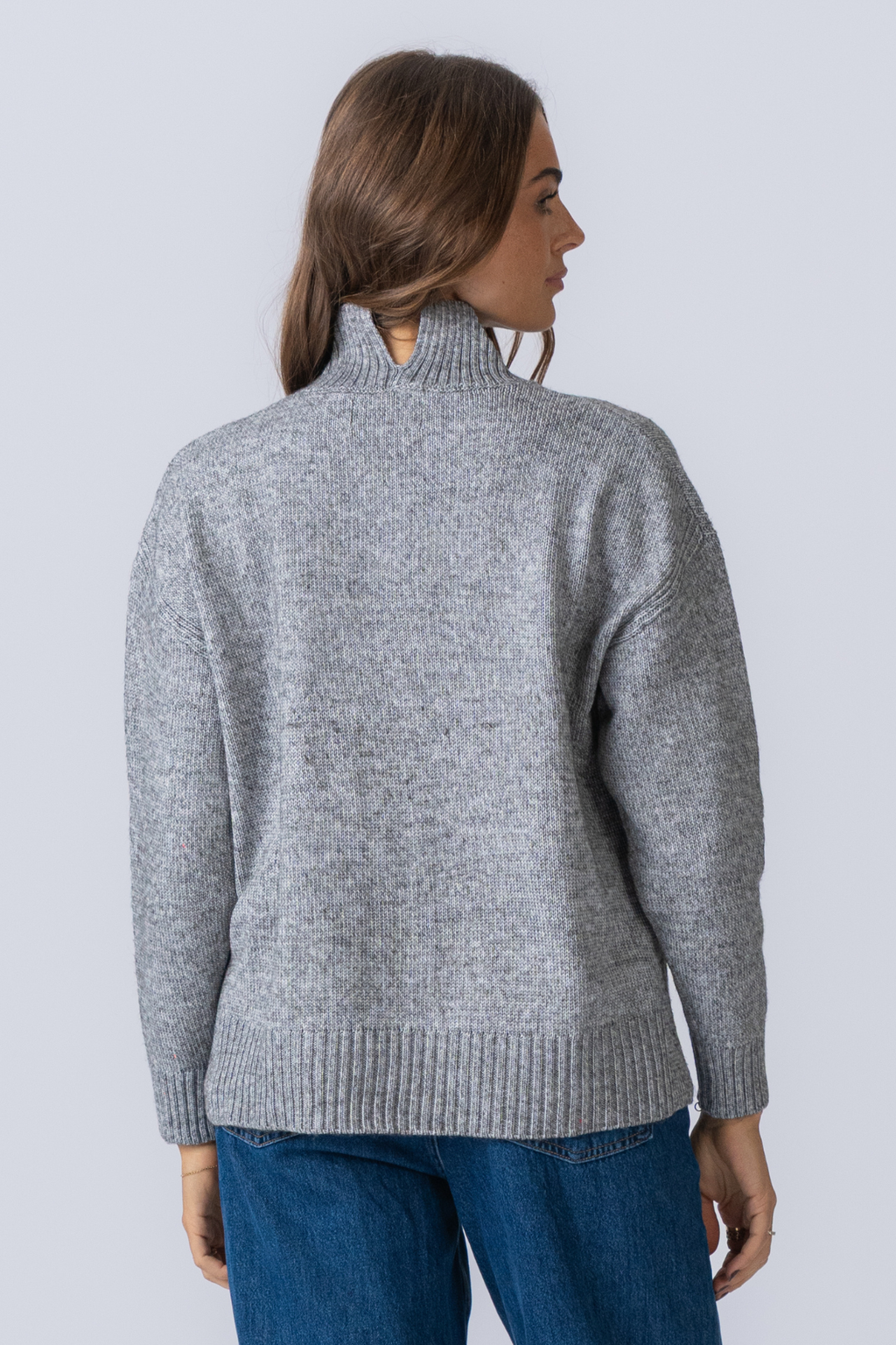 Emma Knit - Gris Clair Mélange
