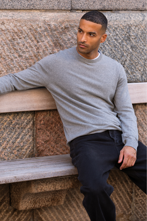 Pullover Roundneck - Gray Melange