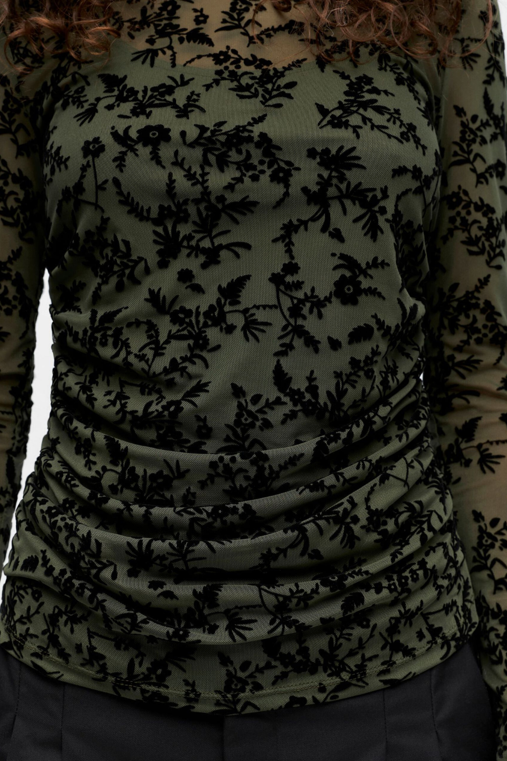 Adeline Top - Kambaba Black