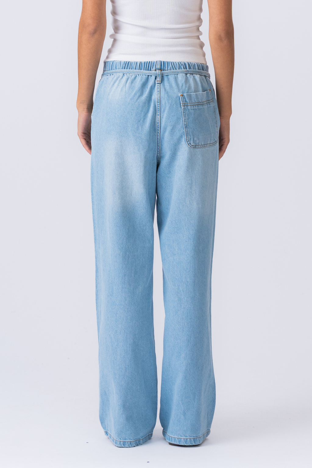 Nicole Baggy Jeans - Bleu clair