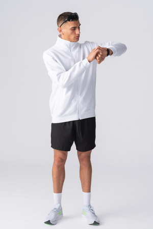 Ulan Sweat Zip Jacket - White