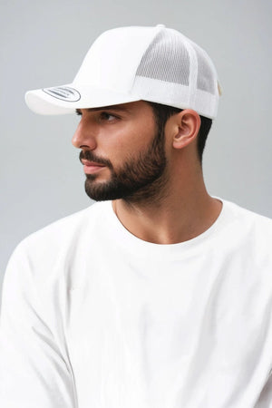 Casquette Retro Trucker - Blanc