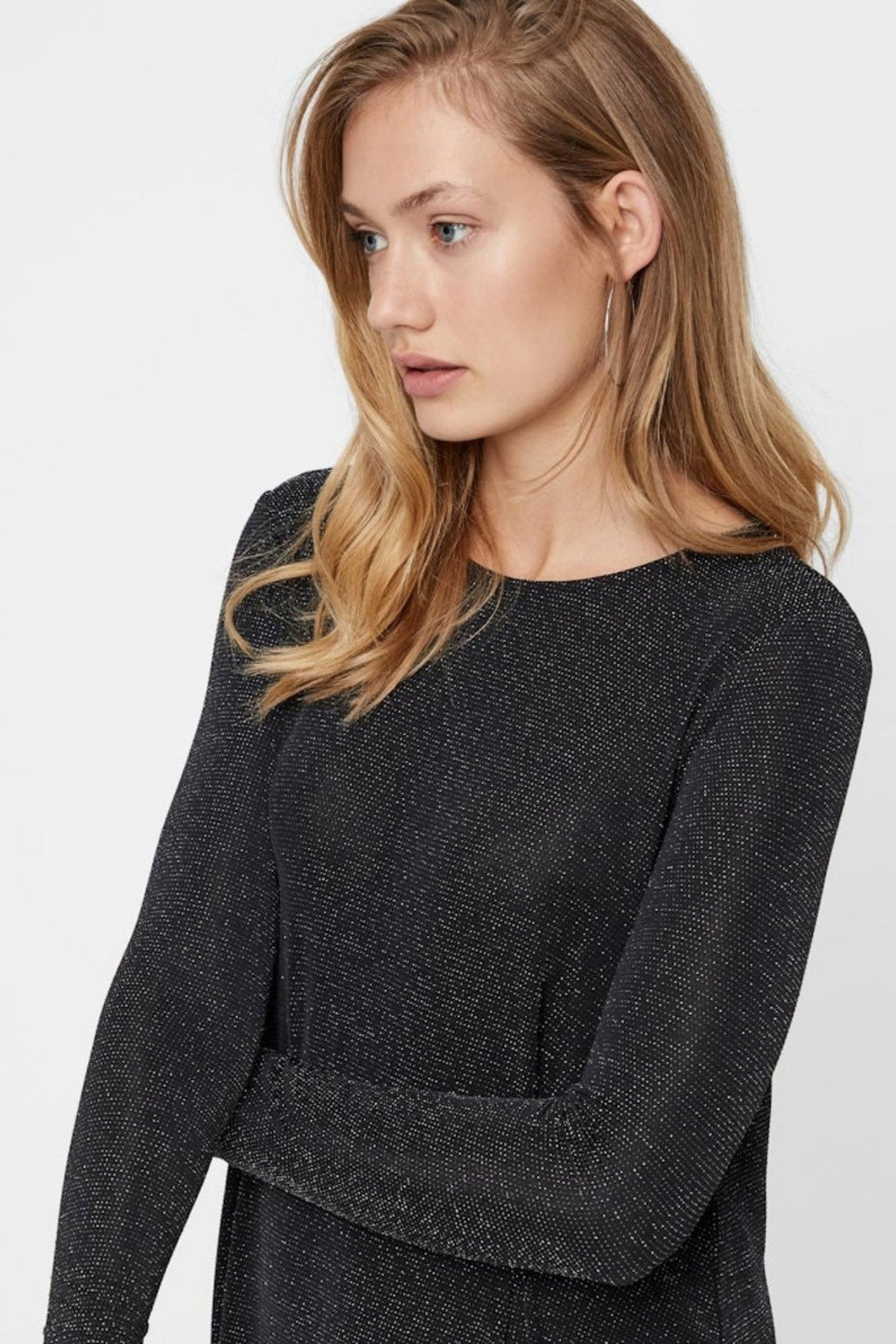 Mini robe scintillante - Noir