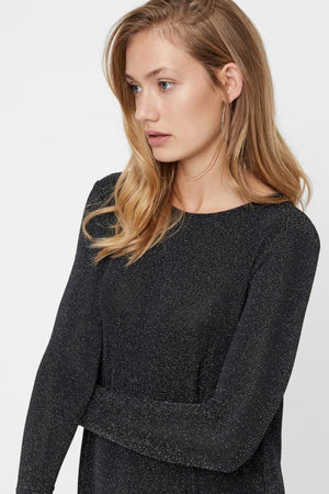 Mini robe scintillante - Noir