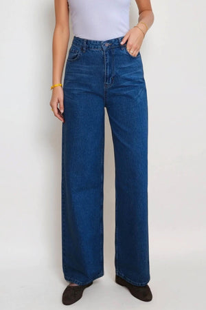 Nora large jean - denim bleu clair