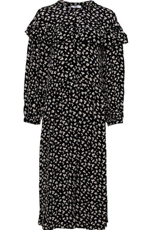 Robe Amelia - Floral noir