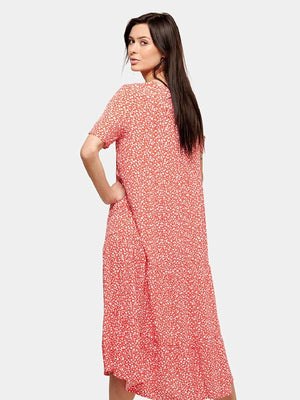 Robe Anna Midi - rouge