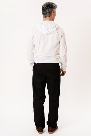 Sweat à capuche léger - blanc