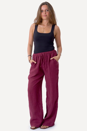 Astrid Lin Pants - Rouge