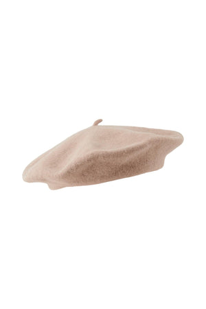 Béret en laine française - Silver Mink