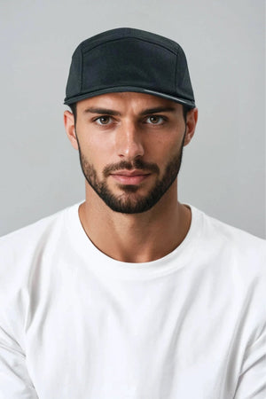 Casquette 5 panneaux - Noir