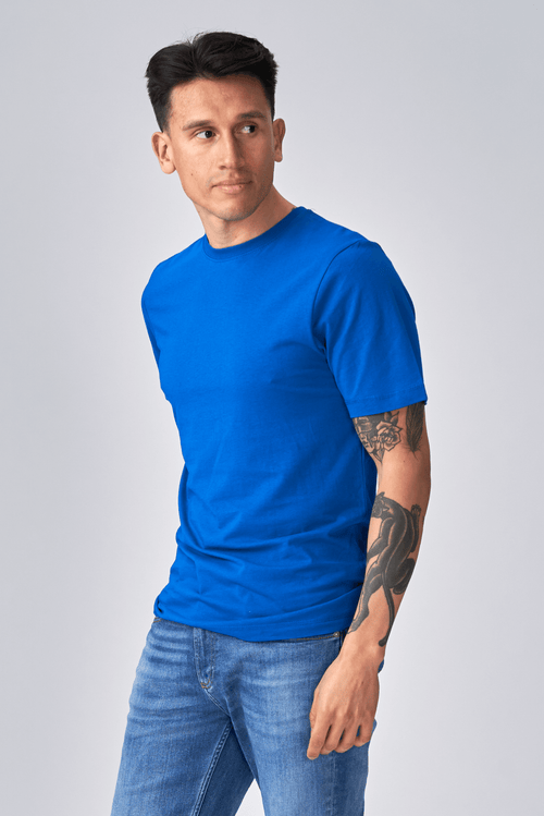 Organic Basic T-shirt - Blue