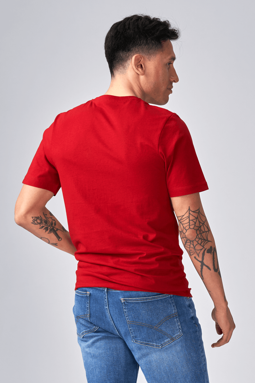 T-shirt de base organique - rouge