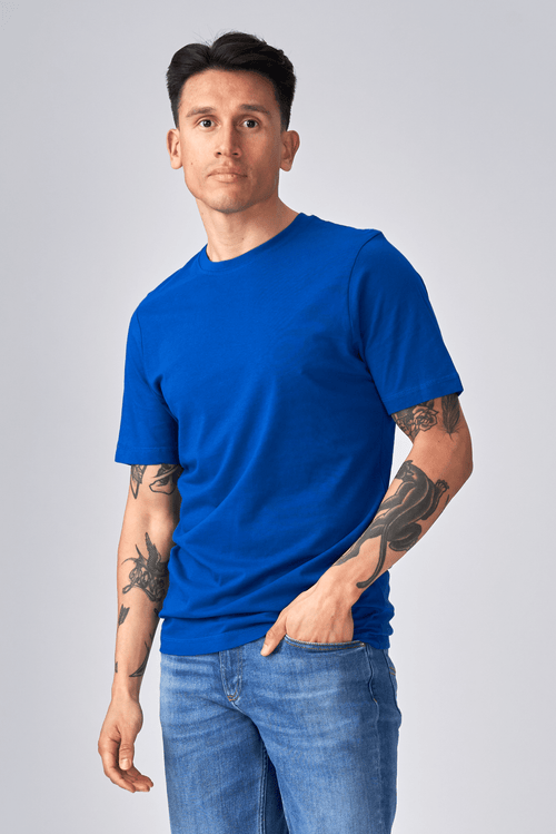 T-shirt de base - bleu suédois