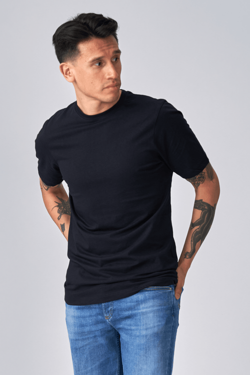 Organic Basic T-shirt - Dark Navy