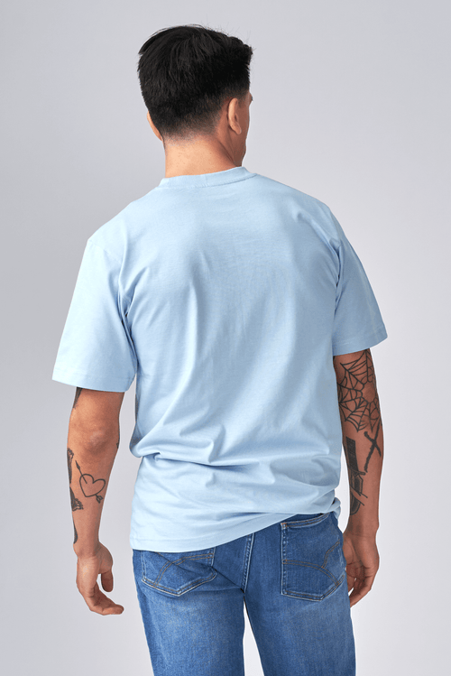 T-shirt surdimensionné - bleu clair