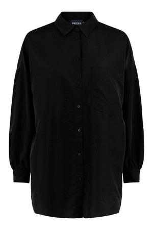 Chrilina Oversadized Shirt - Black