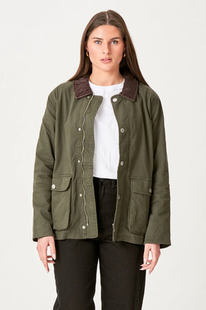 Twill Jacket - Dark Olive