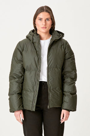 Veste en revêtement lexie - Olive