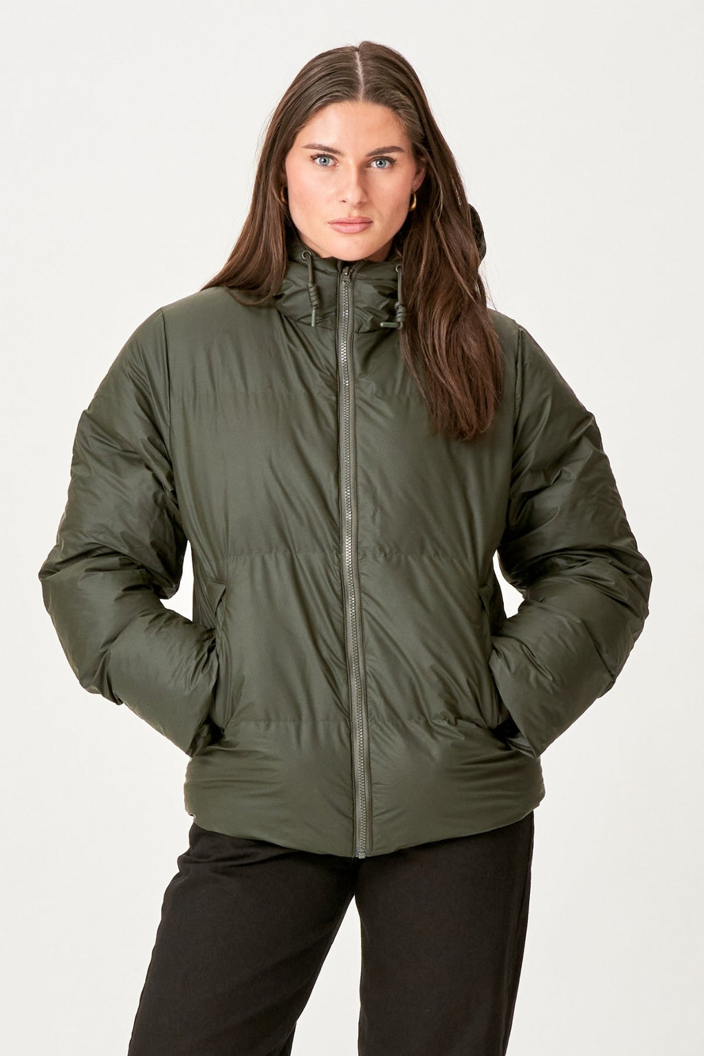 Veste en revêtement lexie - Olive