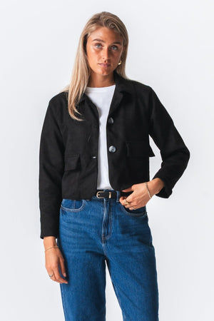Nelly Short Jacket - Black