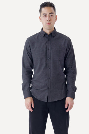 Chemise en flanelle - Gris foncé