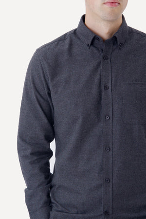Chemise en flanelle - Gris foncé