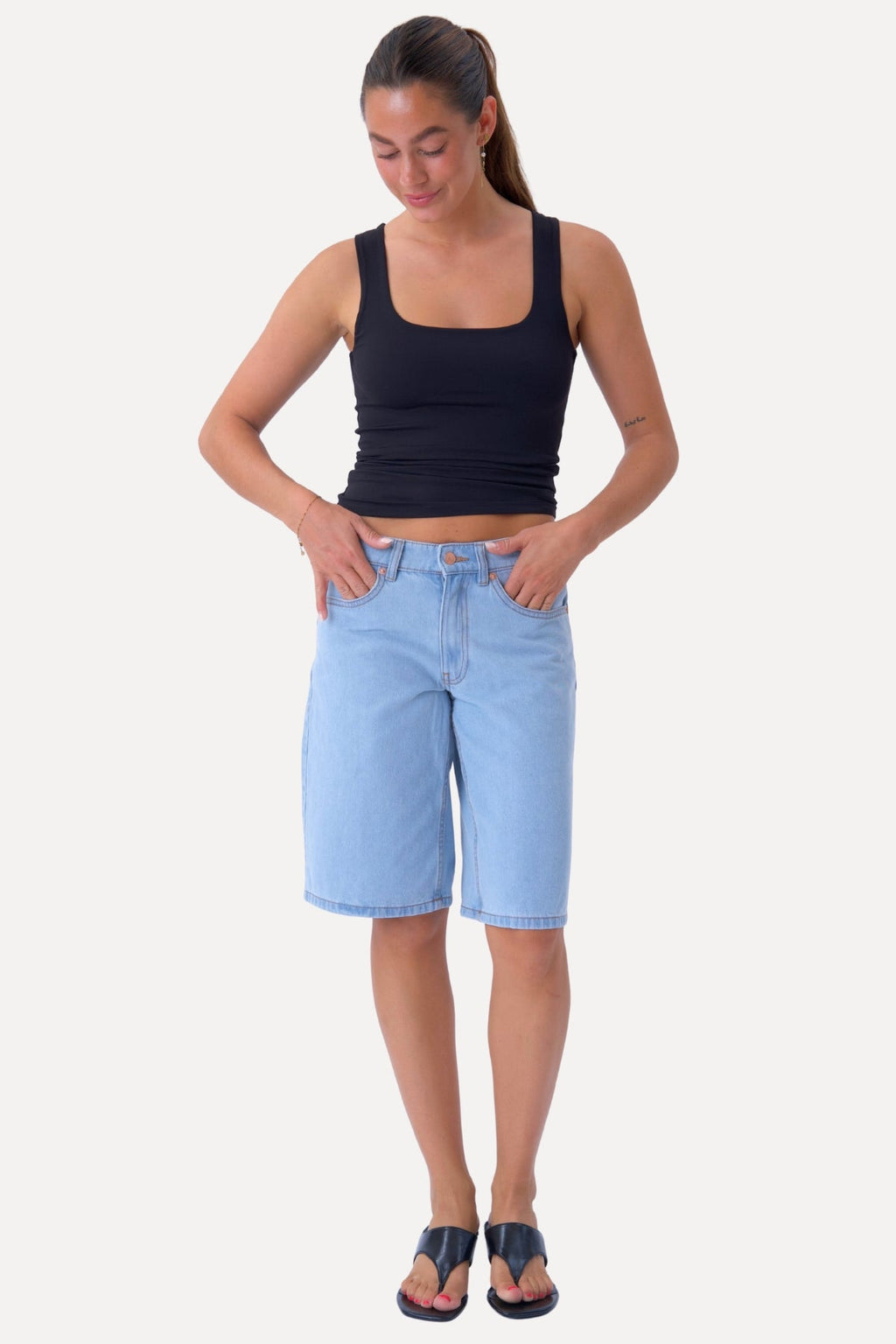 Jean Shorts - Bleu clair