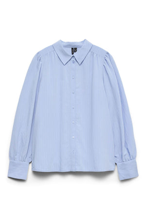 Chemise Millie - Bleu Brunnera/Blanc neige