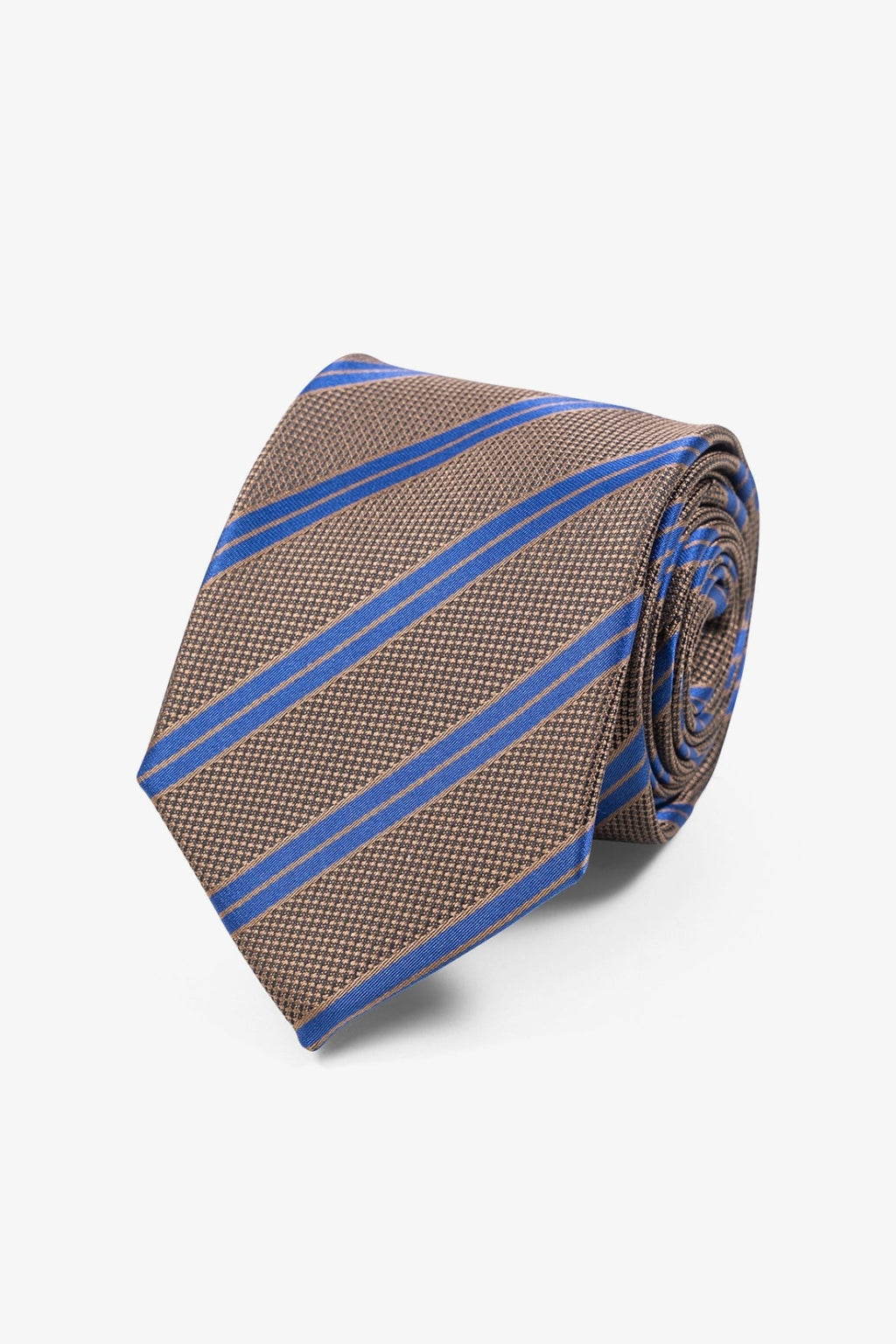 Tie - Bronze/Blue