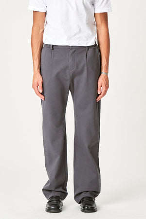 Suit Pants Loose - Steel Grey