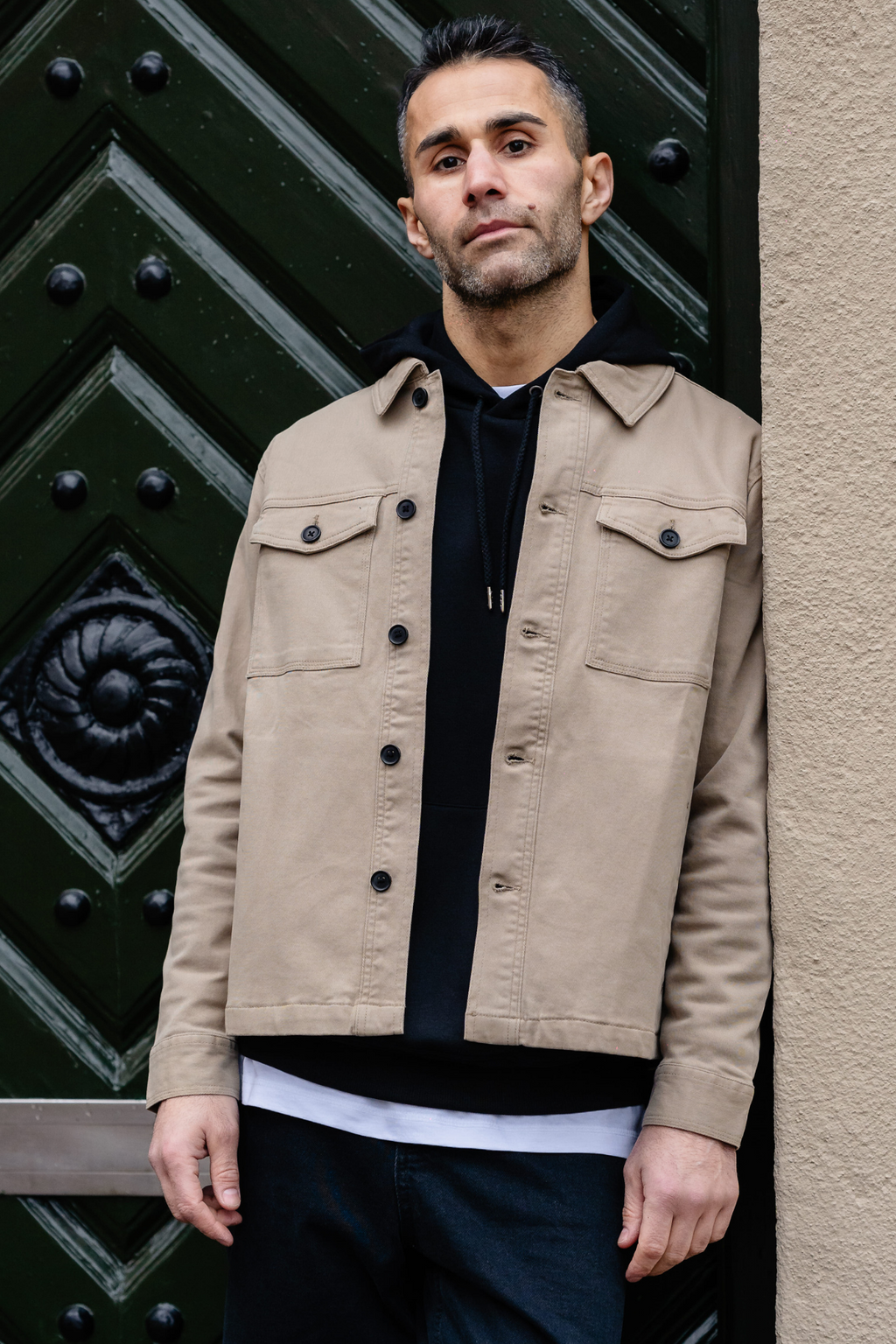 Twill Overshirt - Sable foncé