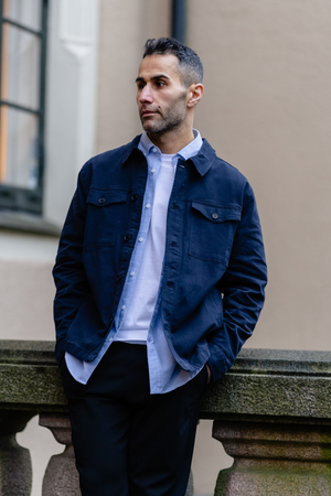 Twill Overshirt - Marine