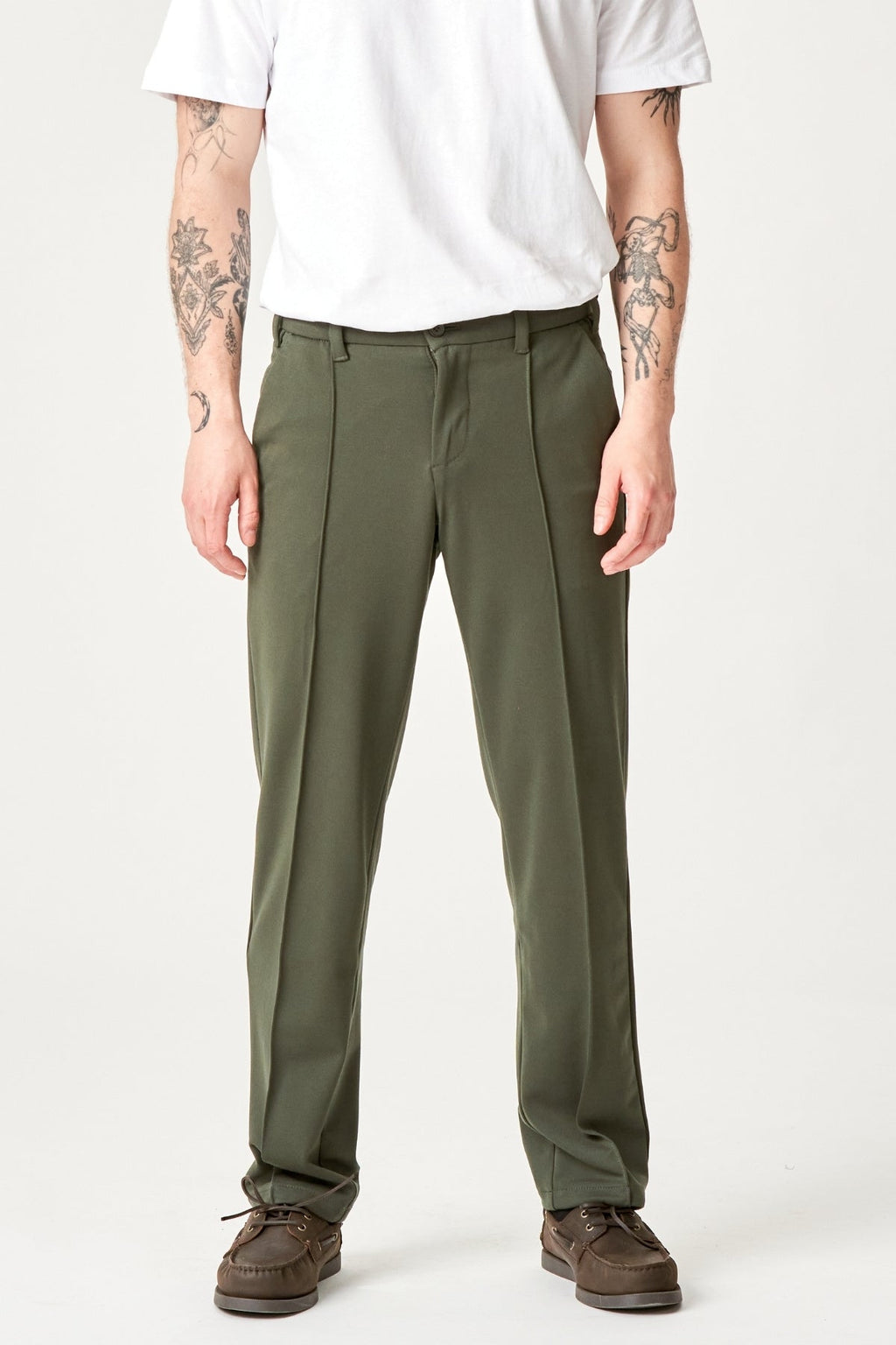 Performance Pants Ajustement lâche - Olive foncé