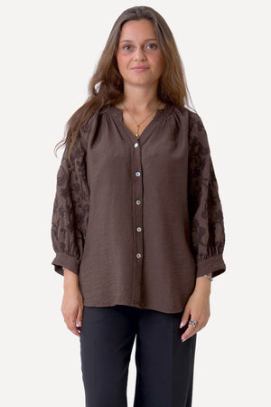 Chemise Frida - Marron