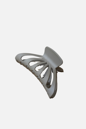 Hollow Claw Clip - Light Brown