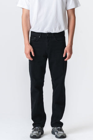 Relaxed Fit Jeans - Solid Black