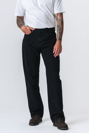 Noah Loose Fit Jeans - Solid Black
