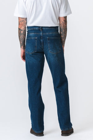 Jeans noah en forme - denim bleu foncé