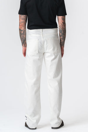 Jeans noah en forme - denim blanc