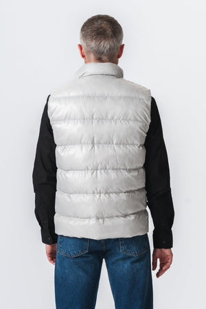Gilet en puffer - sable