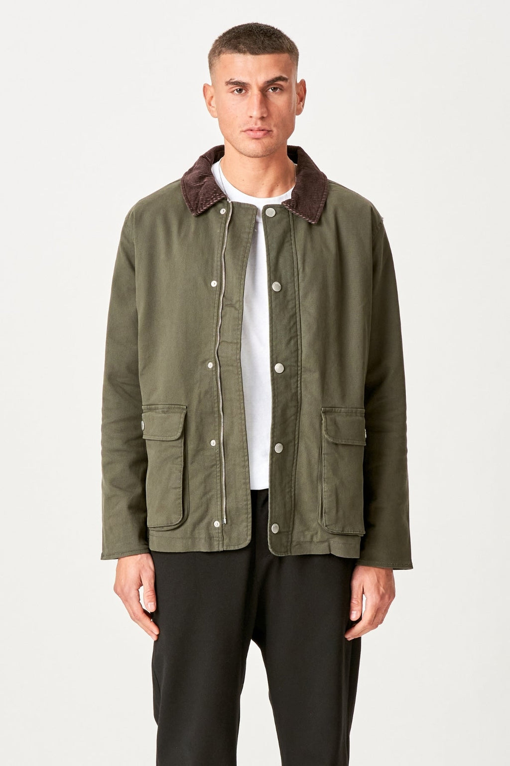 Veste en serre - Olive foncée