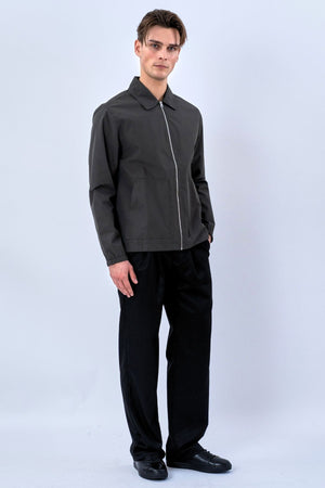 Short Zip Jacket - Grey