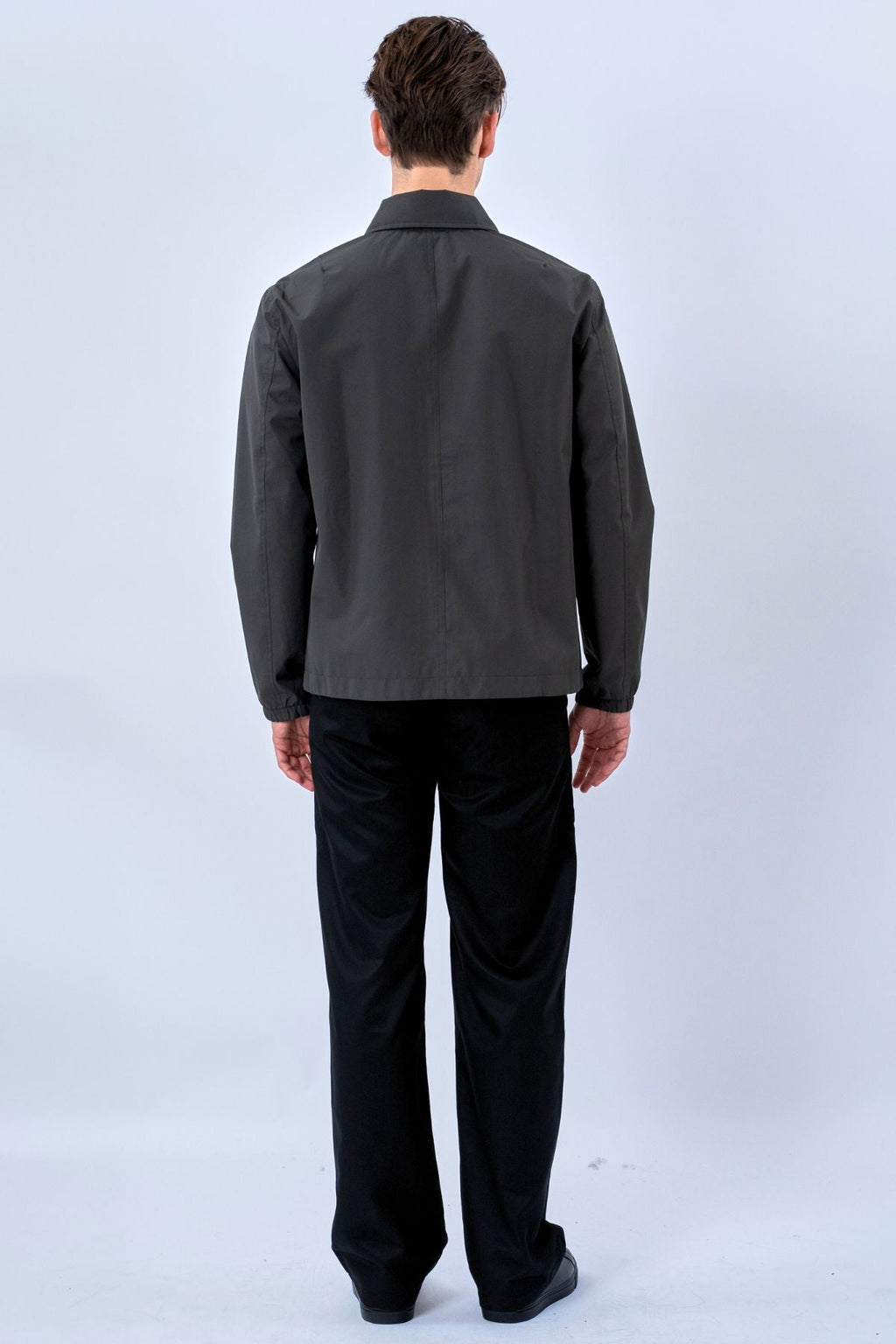 Short Zip Jacket - Grey