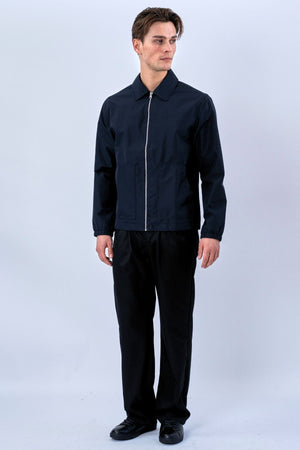 Short Zip Jacket - Navy