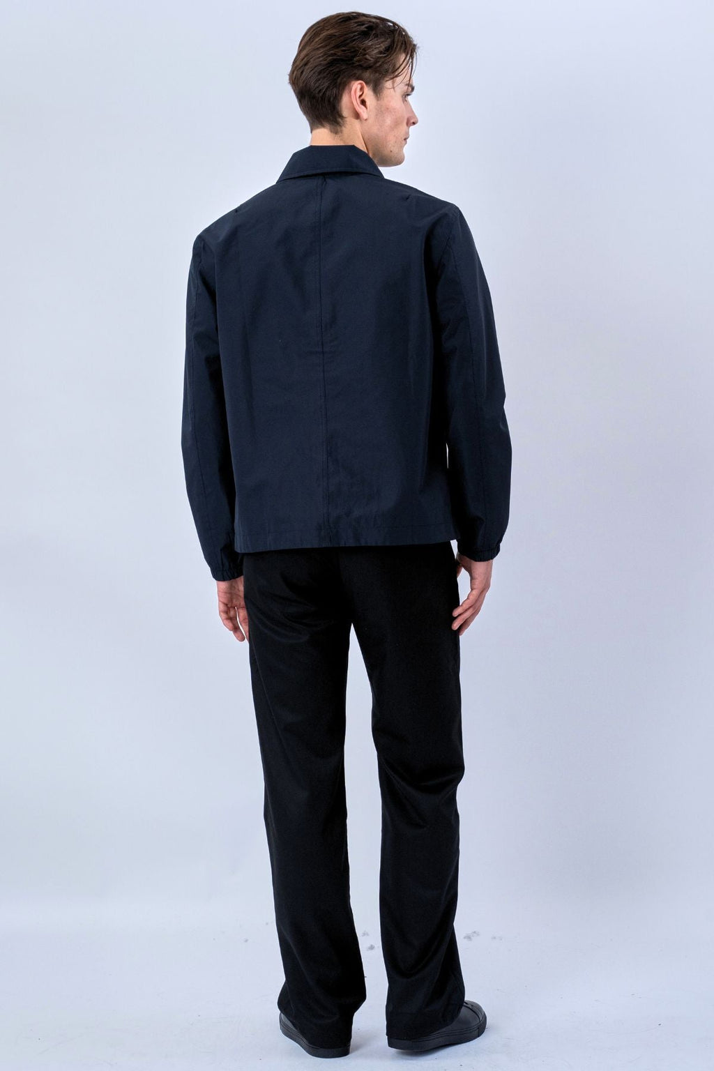 Short Zip Jacket - Navy